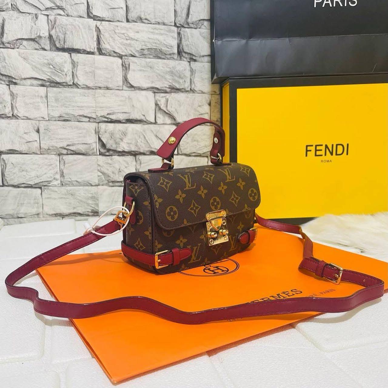 Brown Monogrammed Handbag