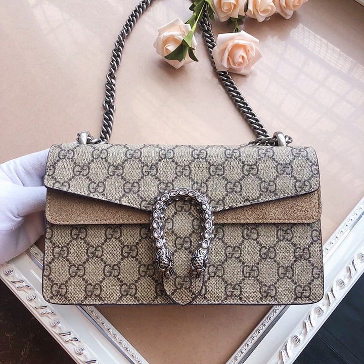 Gucci Dionysus GG Supreme Canvas Handbag